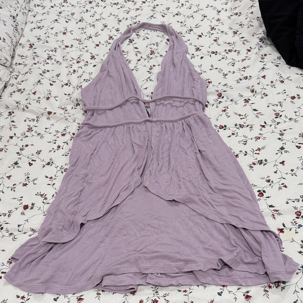Free People Lilac Halter Dress